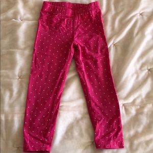 Carter’s size 4T leggings.
